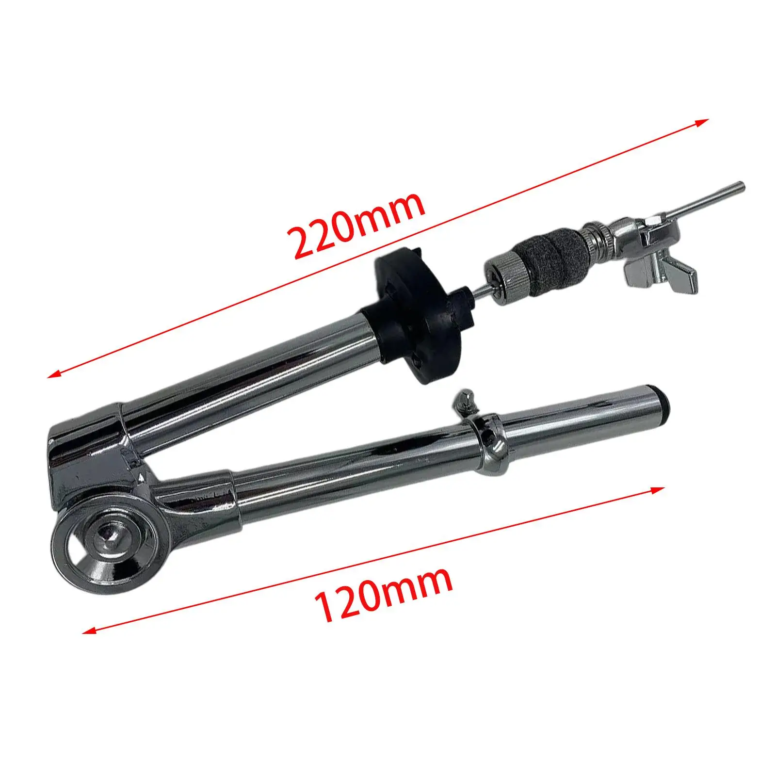 Stretchable Alloy Cymbal Stand Triangle Bracket Instrument Parts Stable Support for Drum Cymbal Percussion Accessories
