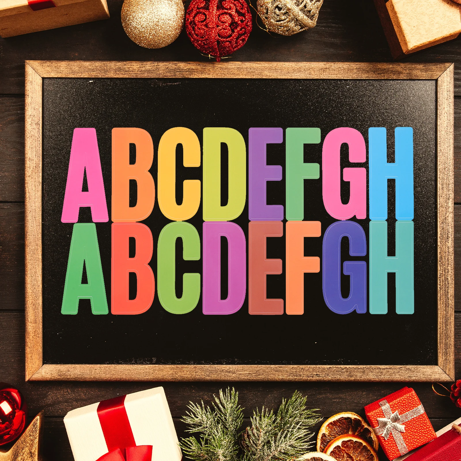 

2Sets Adhesive Letter Stickers Clear Printed Multi Purpose Decals for Doorplate Garage Bin Wall DIY Home Address Bulletin Use