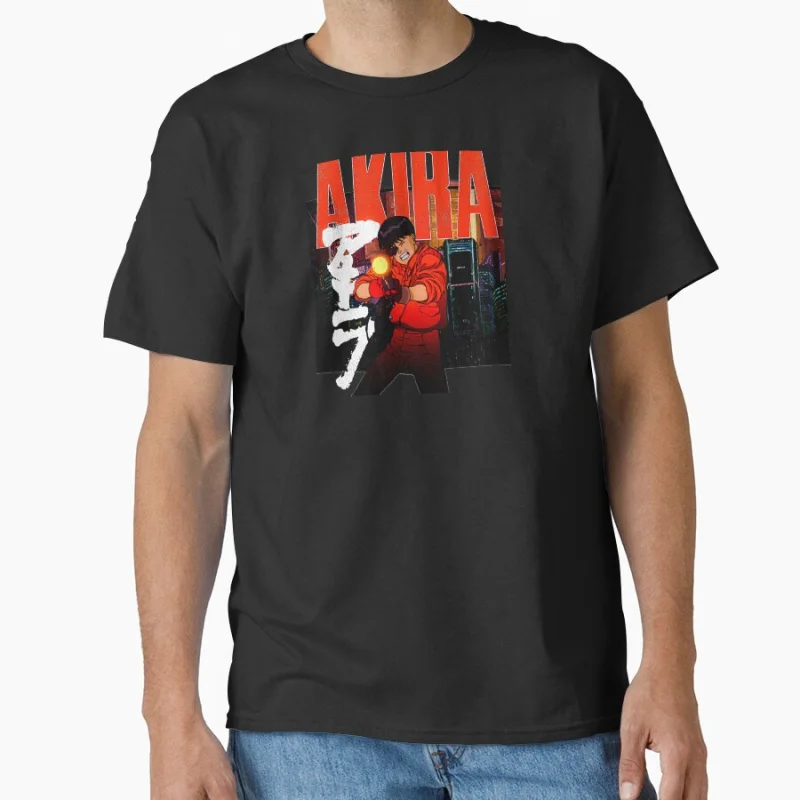 

1017 Akira 80s Neo Tokyo Explosion Cyberpunk Anime T shirt Large size Tops Manga Graphic Print Y2k Clothes Cartoon Tee