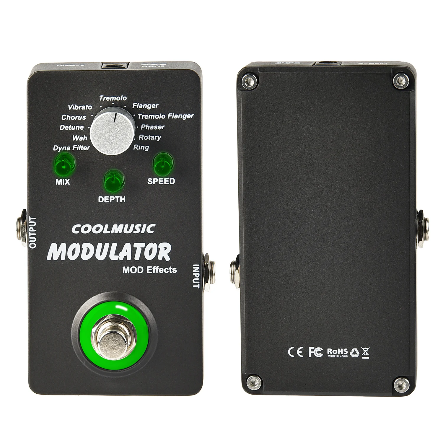 Coolmuic A-Me01Guitarra Pedal Digital Synthesizer Modulator Electric Guitars Musical Instruments Electric Guitar Effect Pedal