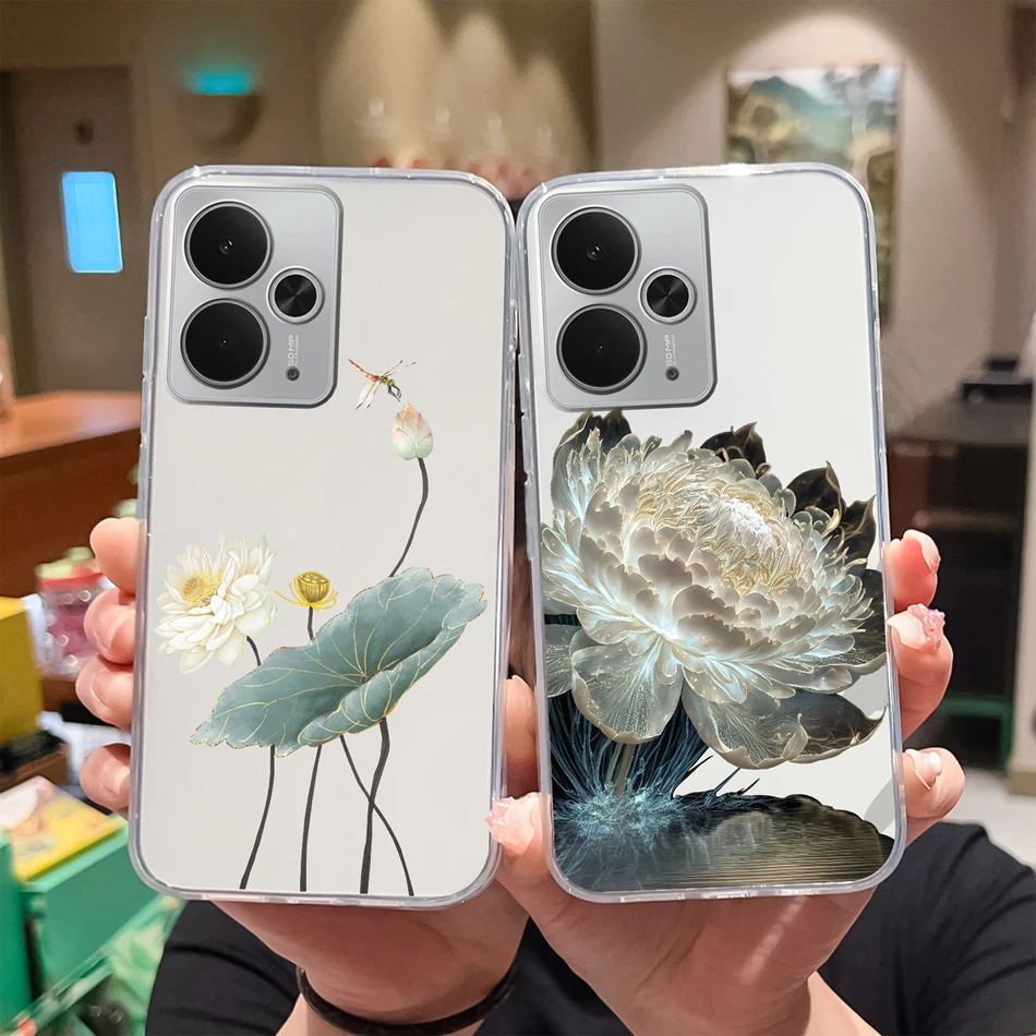 ل Realme 14T 5G جراب هاتف مضحك الإبداعية شفافة الغطاء الخلفي ل Realme14 T لينة بولي يوريثان سيليكون خفيفة الوزن دائم قذيفة