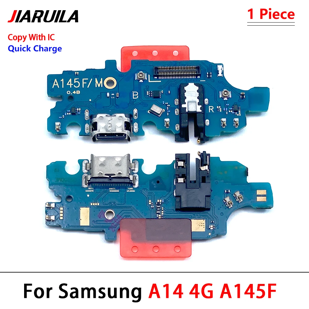 14Pcs Charger Charging Port Dock Connector Microphone Board Flex Cable For Samsung A04 A04s A04E A14 4G 5G