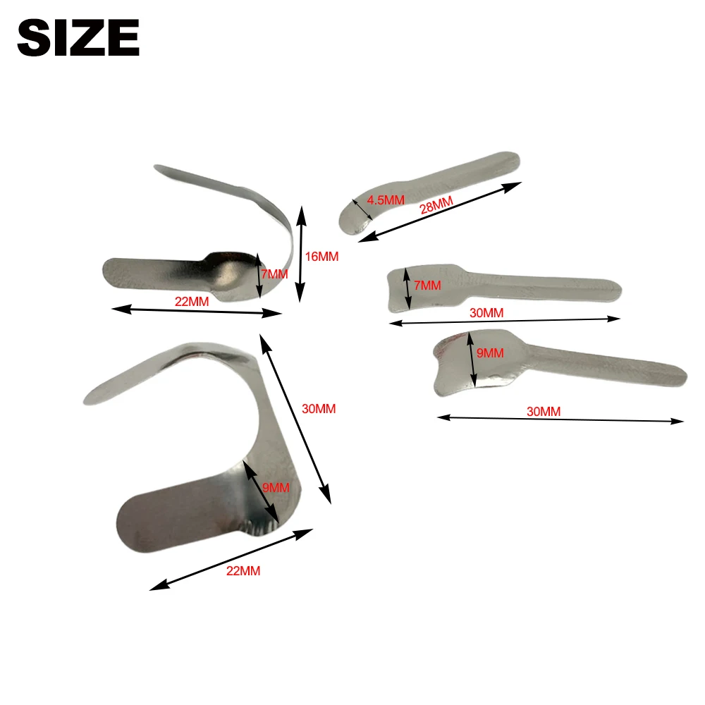 30 PCS Dental Proximal Anterior Strips Matrix Bands Twin Anterior Matrices for Restoration High Quality view 6