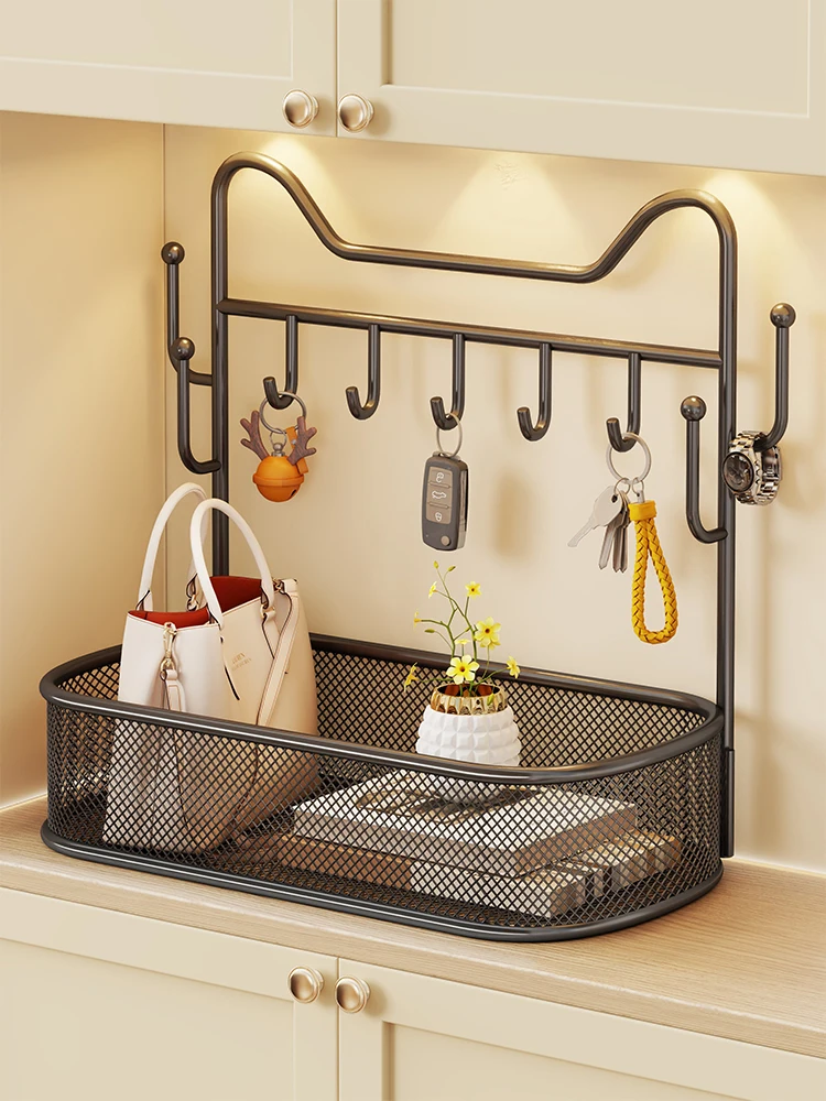 Home Entrance Key Holder Display Stand Bedroom Aromatherapy Jewelry Storage Rack Creative Decoration Keychain Storage Box