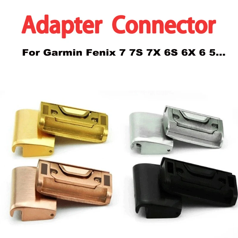 20Mm 22Mm 26Mm Snelle Metalen Horloge Band Adapter Voor Garmin Fenix 6x Fenix 6 6S 5x Fenix 3 Alle Modellen Easy Fit Gesp Connector