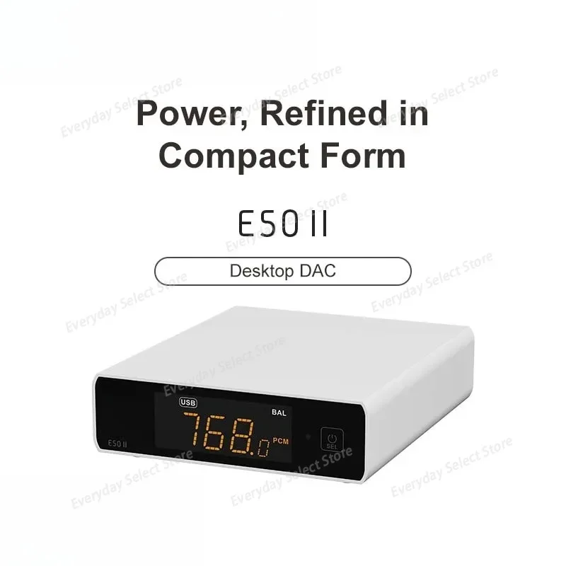 E50 Ⅱ Desktop Hi‑Fi DAC High‑Resolution Lossless Hard Decoding DSD Audio Decoder