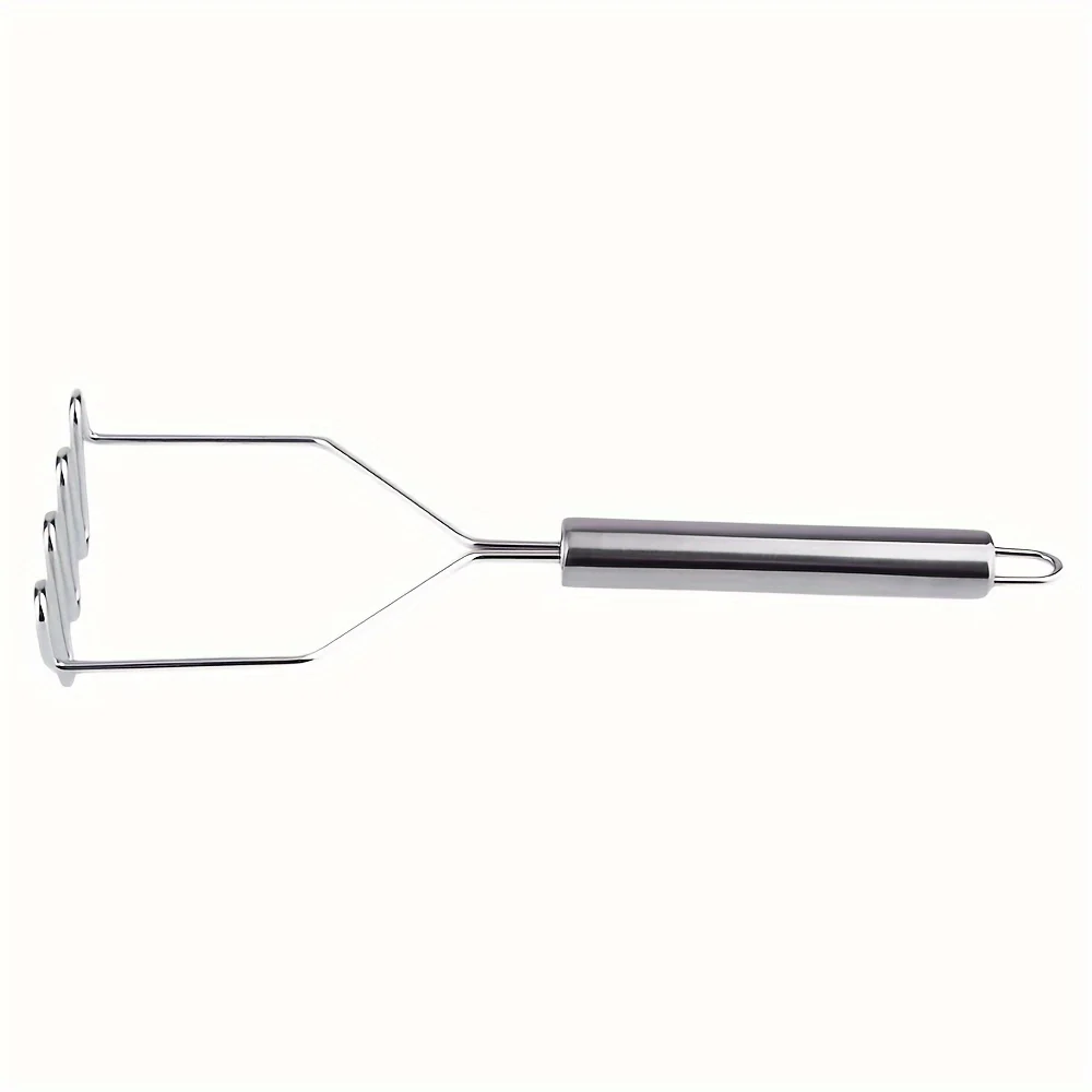 1pc Stainless Steel Wave Potato Masher - Ideal for Kitchen Vegetable and Fruit Puree - Kitchen Essentials,Durable Kitchenware
