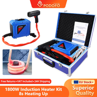 Podofo 1800W Split Induction Heater Kit Energy Efficient Flameless Heating Appliance Induction Heater Bolt Removal Tool for Car