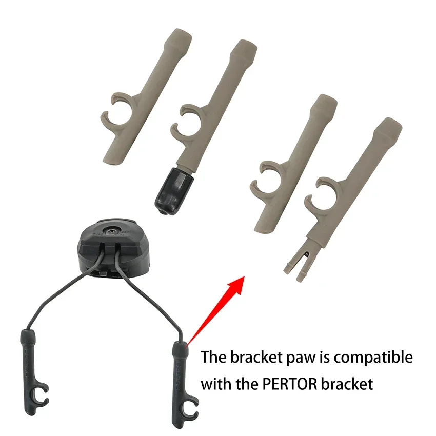 Taktisches Headset-Zubehör für ARC-Schienenadapter für Pelto Comta II III IV Headset, taktisches Helm-Montageschienen-Zubehör