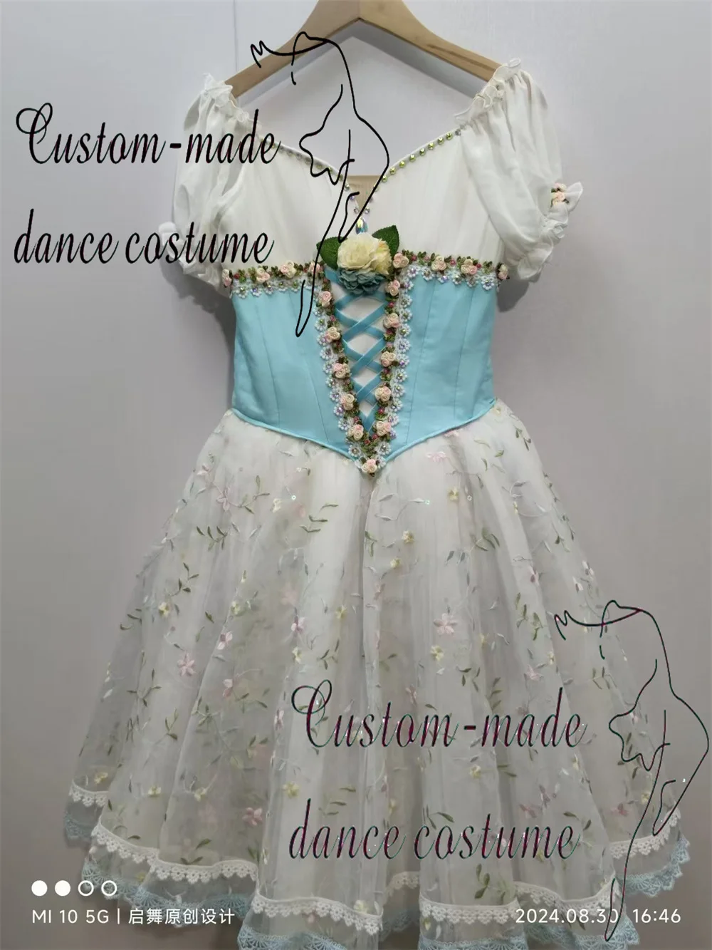 Copperia Professional Romantic Ballet Dress Handmade Ballet Picture Dress YAGP Ballet Stage Costume Girl Giselle