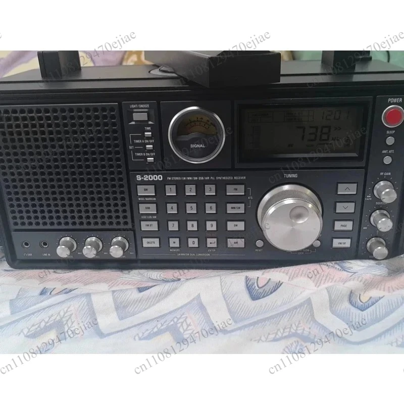S2000 Full-Band Portable Radio Receiver, Classic FM/AM/SW/SSB/AIR Digital Tuning Radio with Excellent Reception