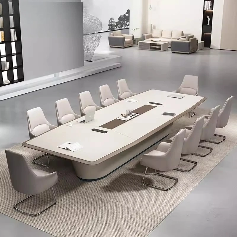 Office meeting strip table premium simple meeting room table and chair combination