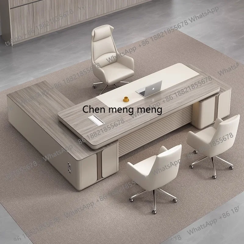 

Designer L Shape Office Desks Asthetic Manager Work Corner Executive Desk Desktop Modern Escrivaninha Home Office