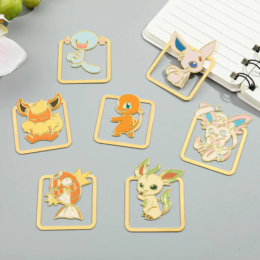 Creative Pokémon bookmarks Reading enthusiasts Reading accessories Students learning stationery Teachers office supplies
