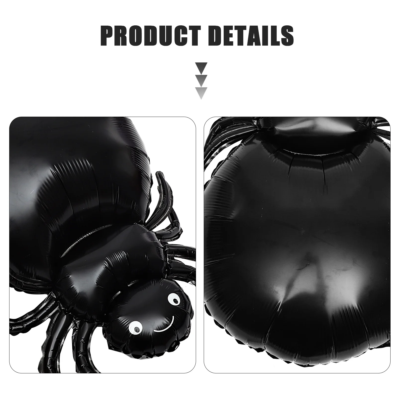 

5pcs Spider Shaped Halloween Aluminium Film Decorative Balloons Party Home Bar Club Decoration Inflatable Props Foil Balloon Set