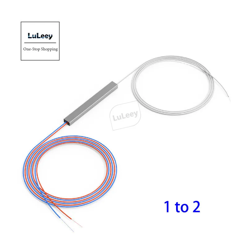 

Optical Fiber Splitter, No Connector, Mini PLC Steel Tube, 1x2, 10Pcs