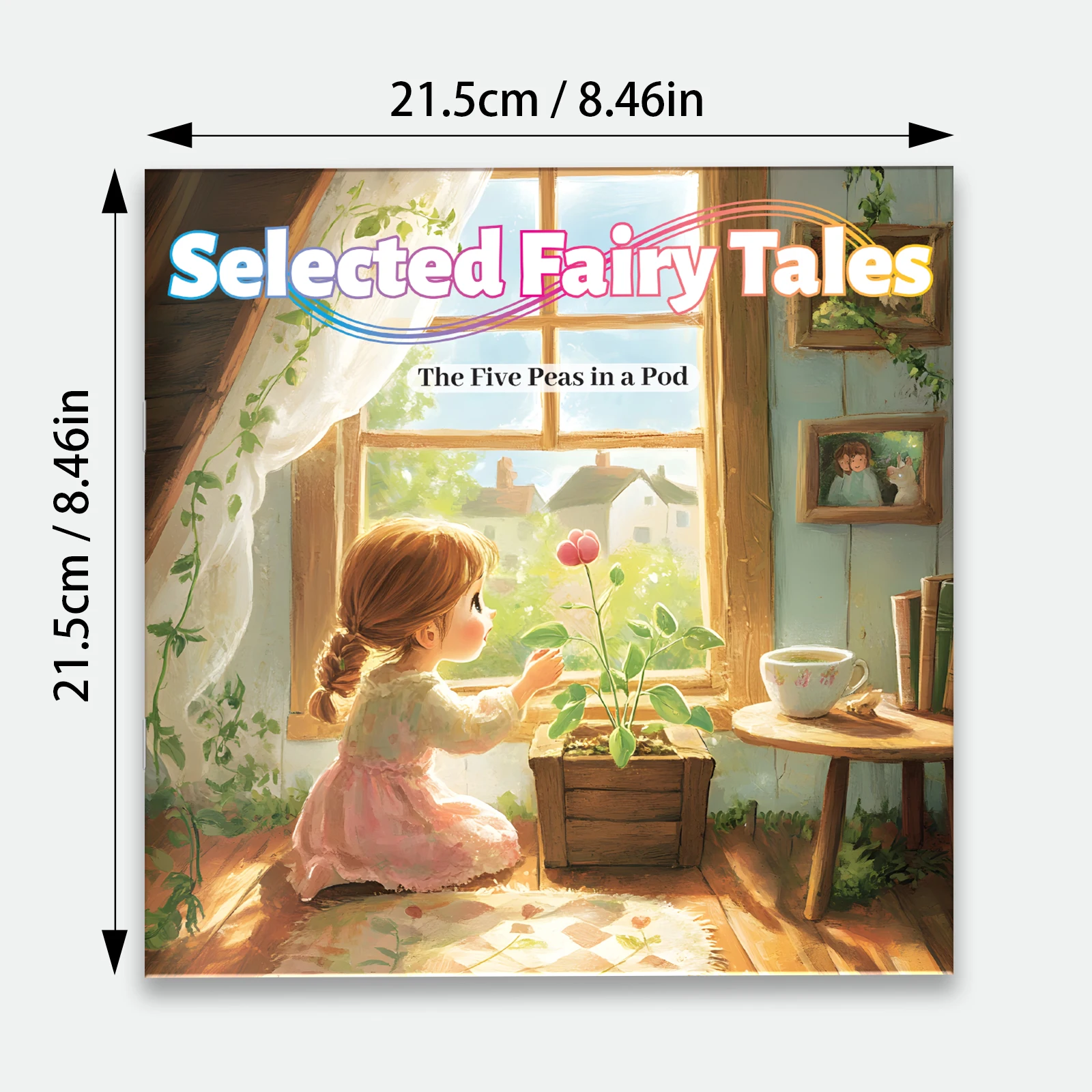 

The Peas in Five Pods Fairy Tale Book: Charmingly Illustrated Fairy Tale of Springtime