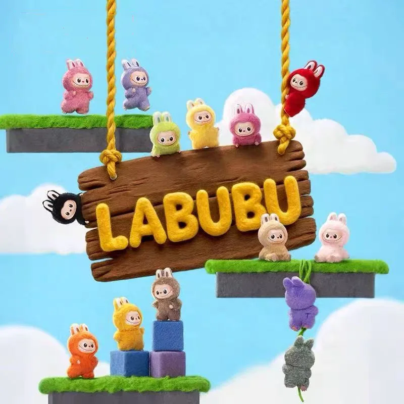 

POP MART, булавка Labubu для серии Love, TYPE MONSTERS-виниловый плюшевый кулон, загадочная коробка, игрушки, кукла, милая аниме-фигурка, украшение для рабочего стола