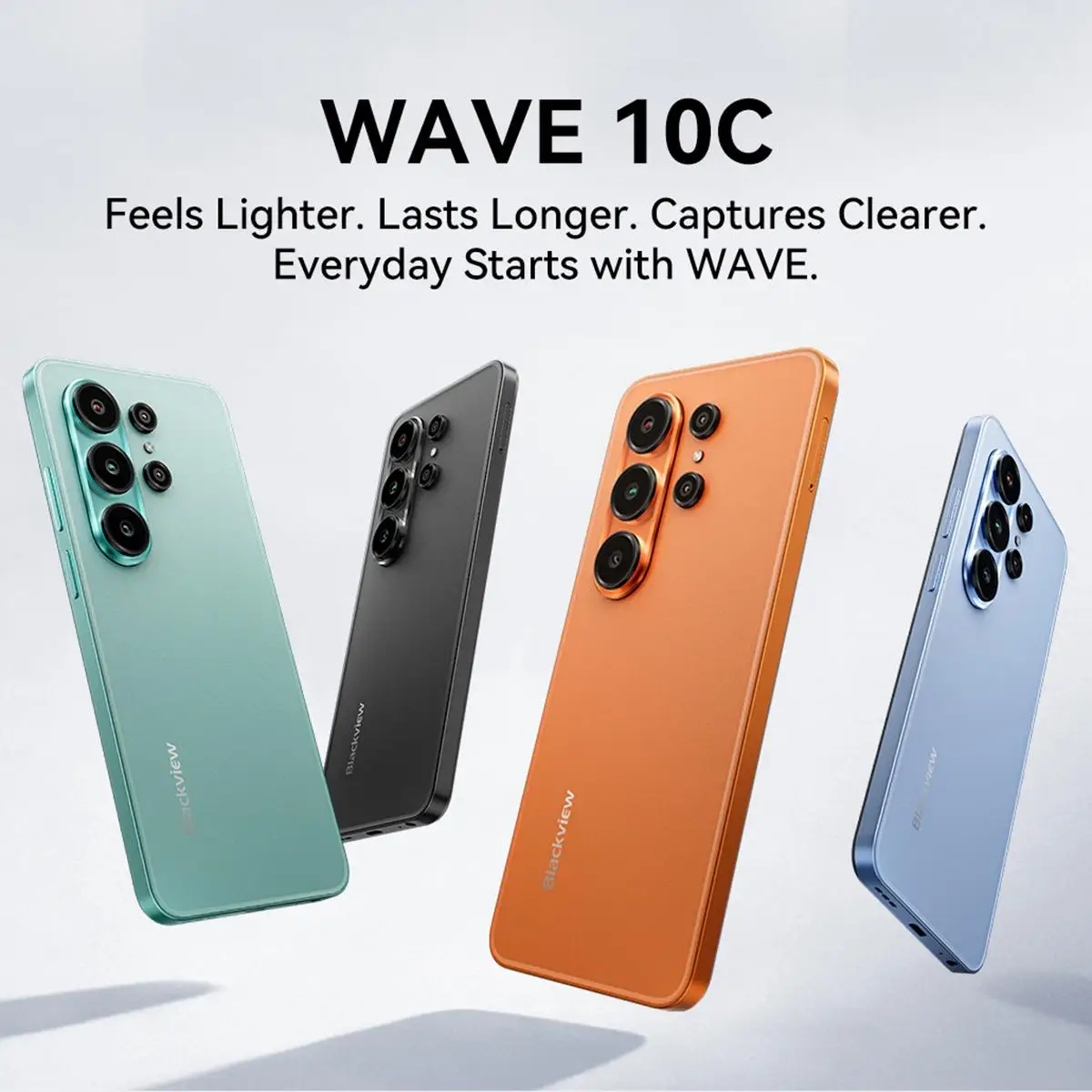 Blackview WAVE 10C Smartphone 6.88'' Android 16 4GB+32GB/128GB Unisoc UMS312 / T310 5000mAh 4G Cellphone