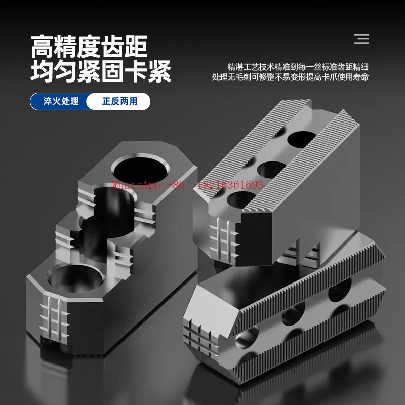 8/10 Inch Hydraulic Chuck Three Jaw L-shaped High-precision Hydraulic Enhanced Jaw CNC Lathe