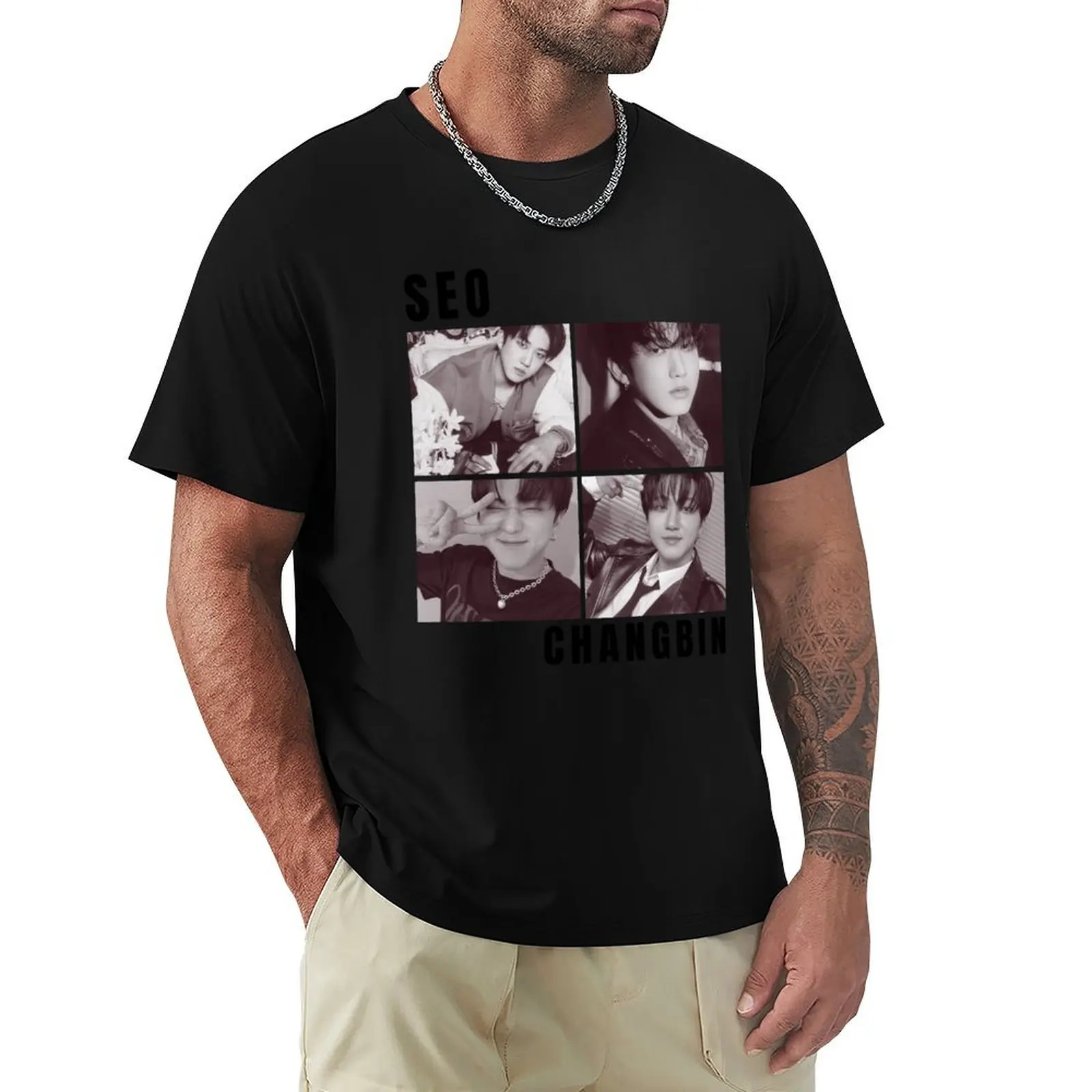 

Seo Changbin T-Shirt Christmas Theme Tee Top