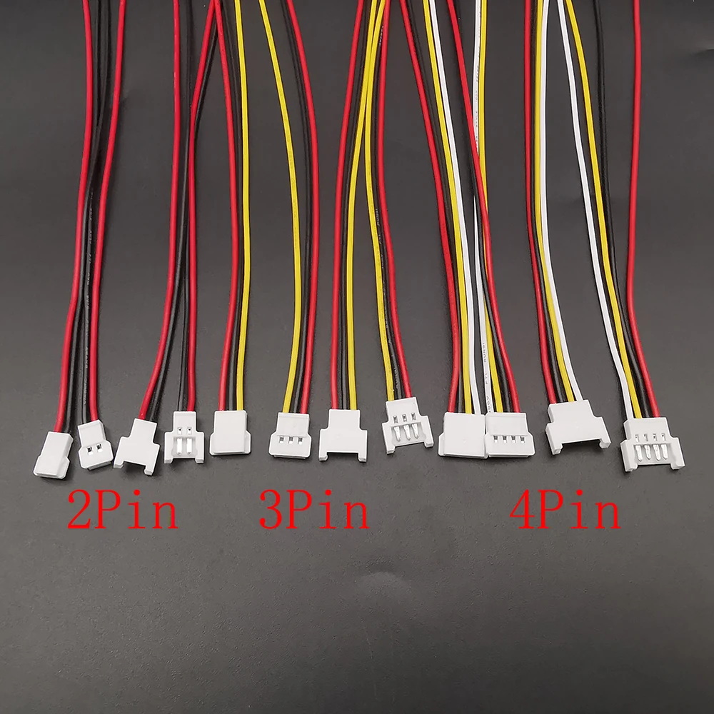 MX 2.0mm Pitch 2/3/4 Pin Wire Cable Plug Connector 51005 51006 MX2.0 Male / Female Socket Battery Charging Cables 26AWG 15CM