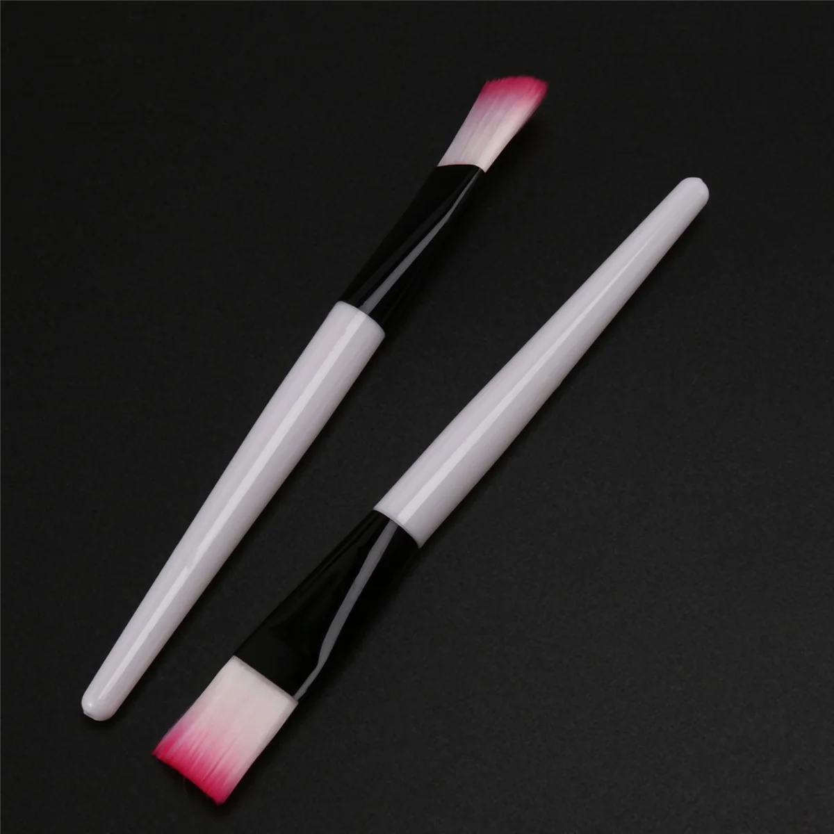 A72Z 50 Pcs Pink Brush White Bar Mask Brush Skin Care Makeup Tools