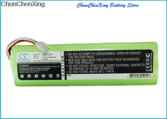 Cameron Sino 18.0V 2200mAh Battery 2192110-02,2192119010,1128261-01 for Elektrolux Trilobite, Trilobite ZA1, Trilobite ZA2 +TOOL