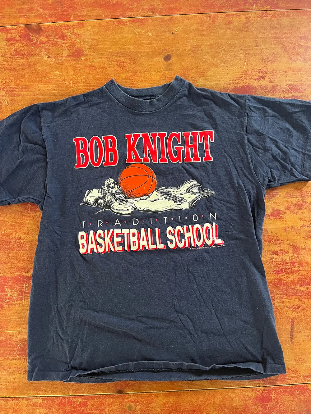 Vintage 1980s Bob Knight Basketball School T Shirt Size Tee Men S-5XL EE1240