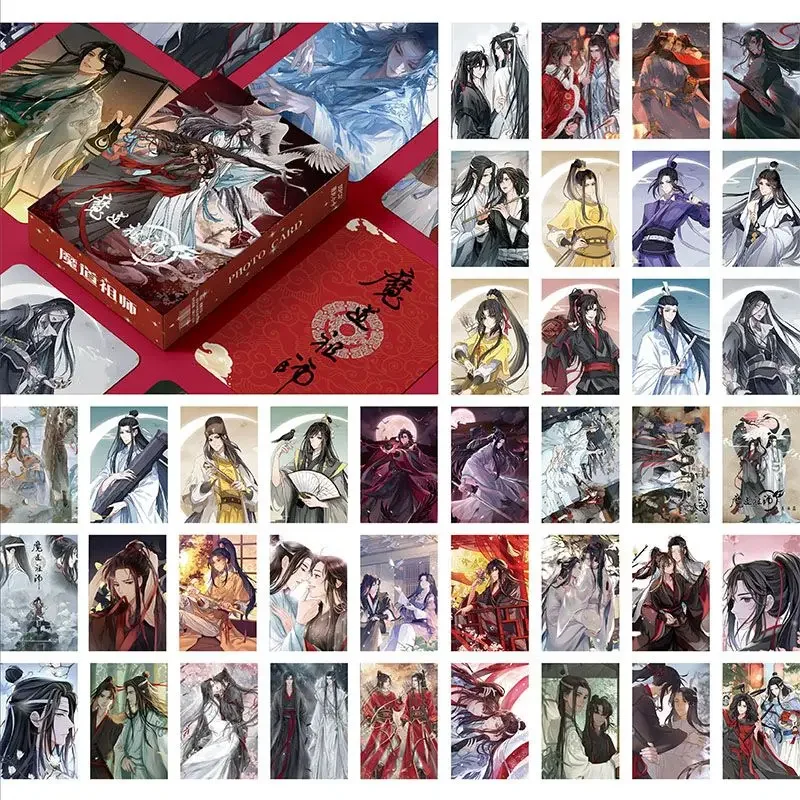 Hot Heaven Official's Blessing 55PCS/Set 3 Kinds of Card Backs Lomo Cards Photo HD Album Photo Card For Fans Collection Postcard