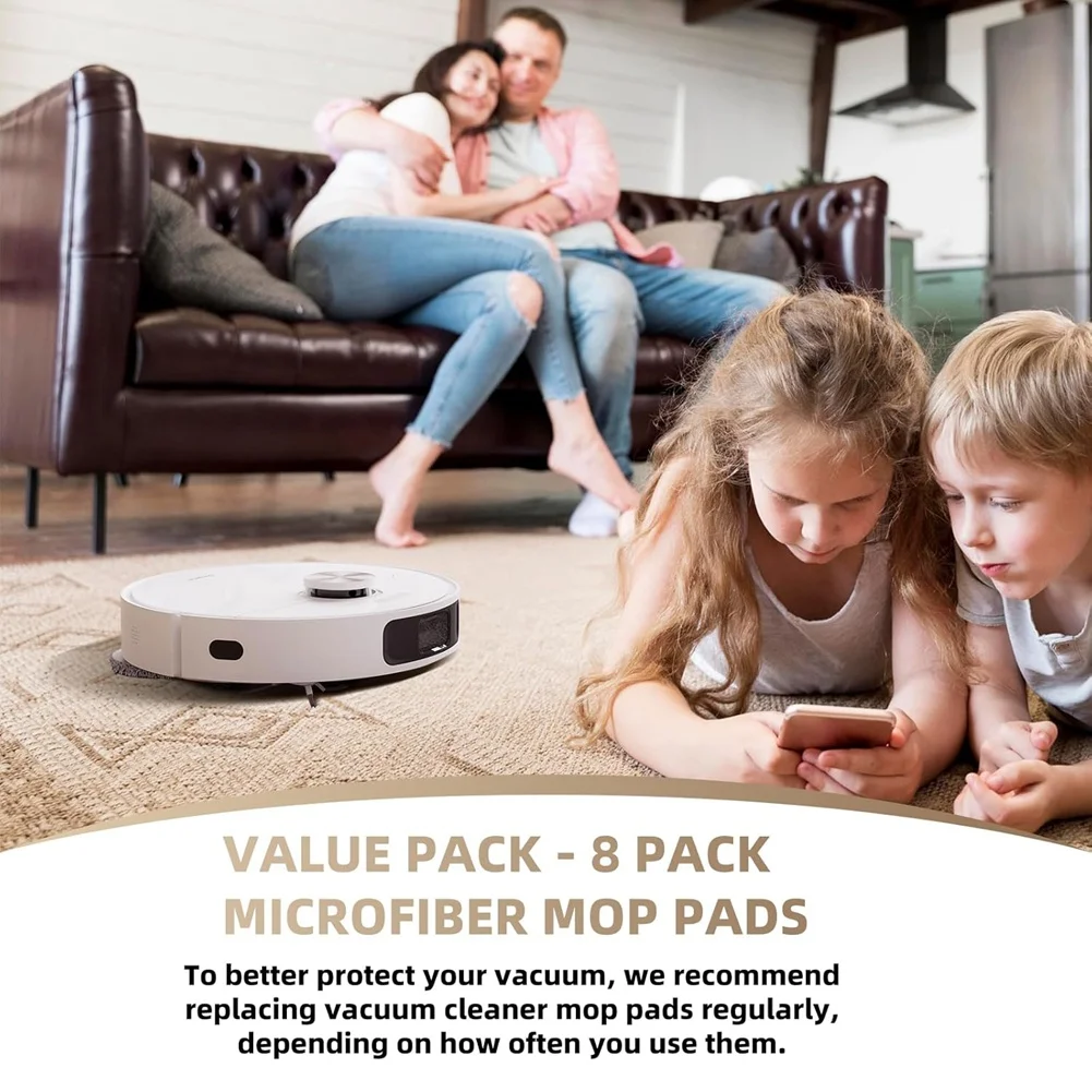 【Berserk】Для Dreame X50/X40/L20 Ultra Complete, L50/L40/X30/L10/L10s Pro Ultra, L10 Prime/L10s Plus, ткань для швабры из микрофибры