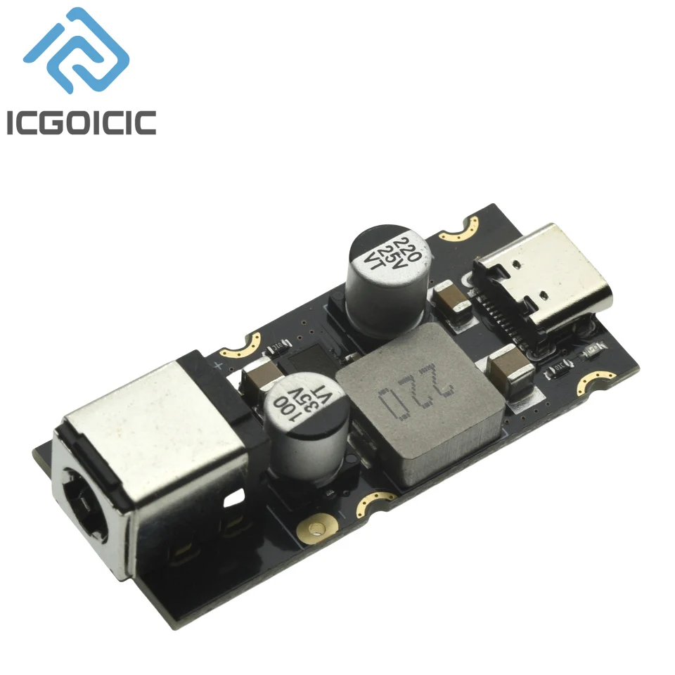 QC4.0 QC3.0 Type-C USB PD65W Fast Charging Adapter Module DC8-32V 3.25A 65W Step Down Module For Huawei SCP/FCP Apple PD