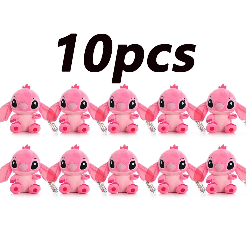 20 cm 10 stücke Stich Gefüllte Plüsch Modelle Cartoon Gefüllte Plüsch Puppen Anime Plüsch Baby Spielzeug Kawaii Kinder Geburtstag Geschenk