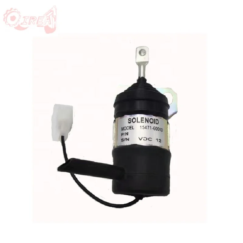 For Excavator KX161-2 KX101 KX151 Electric Parts Diesel Engine Fuel Stop Solenoid 15471-60010