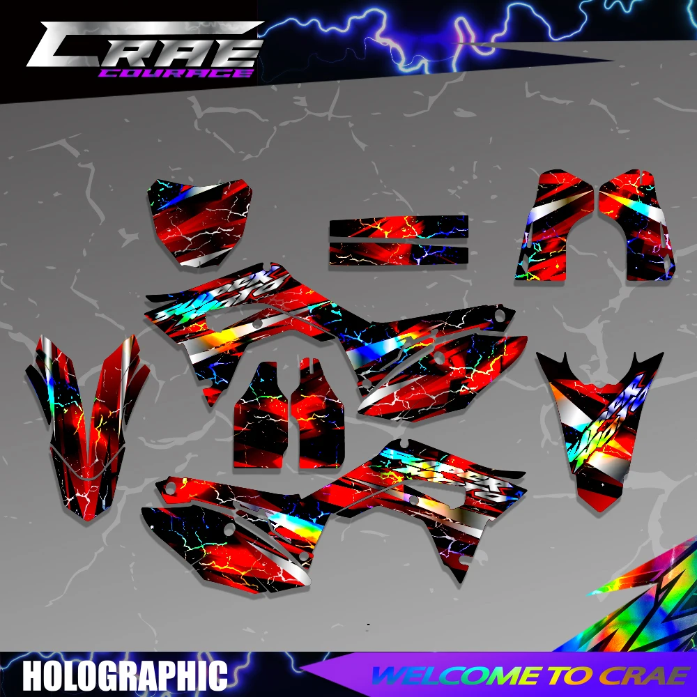 

Customized Team Graphics Backgrounds Decals Custom Stickers For Honda 2018-2021 CRF250R 2017 2018 2019 2020 CRF450R
