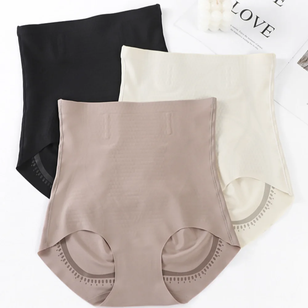 High Waist Postpartum Shapewear Briefs Cotton Crotch