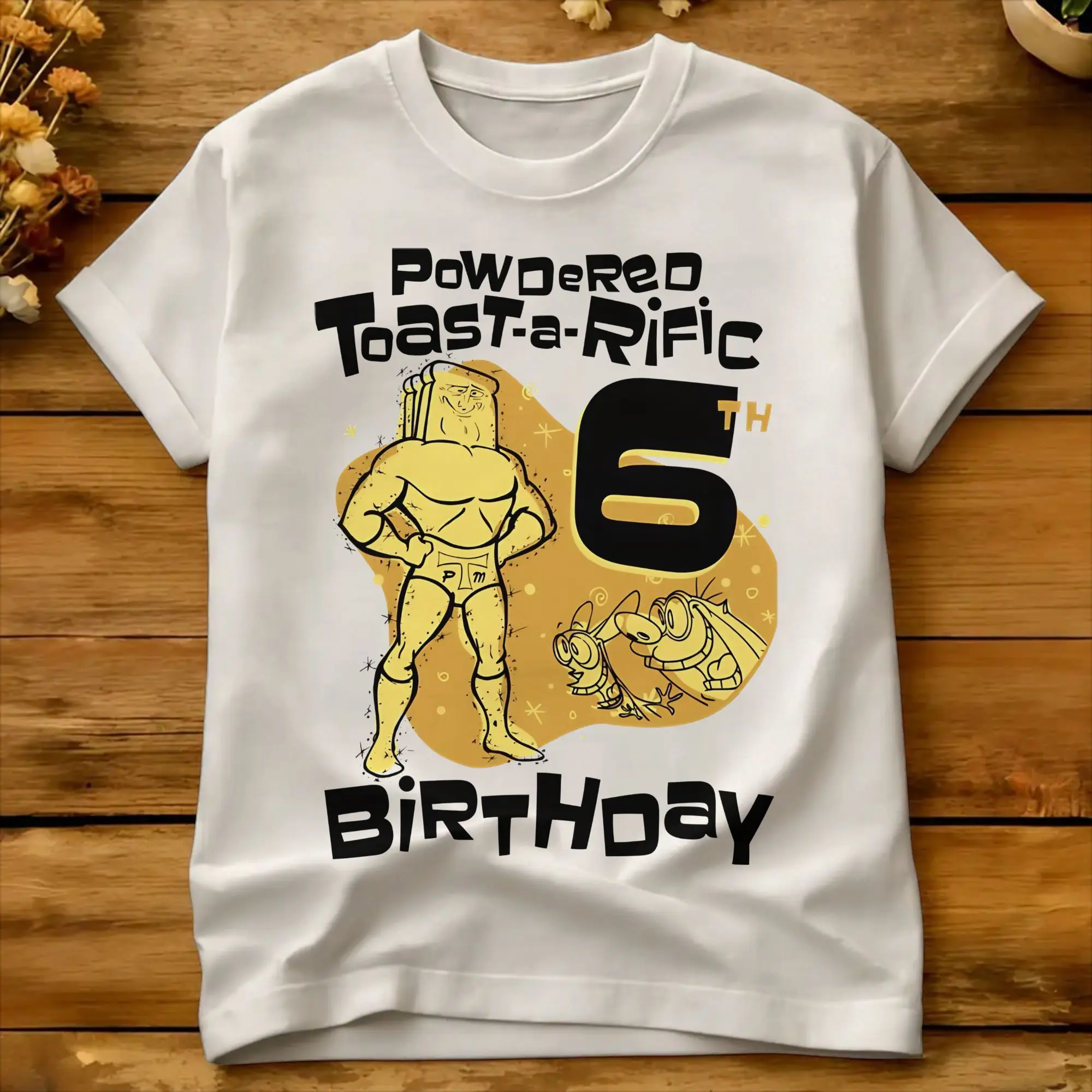 Couple T Shirt Ren And Stimpy Vintage Powder Toast-Errific Th Birthday T-Shirts Hippie  Summer Tees Cotton Clothes Birthday Gift