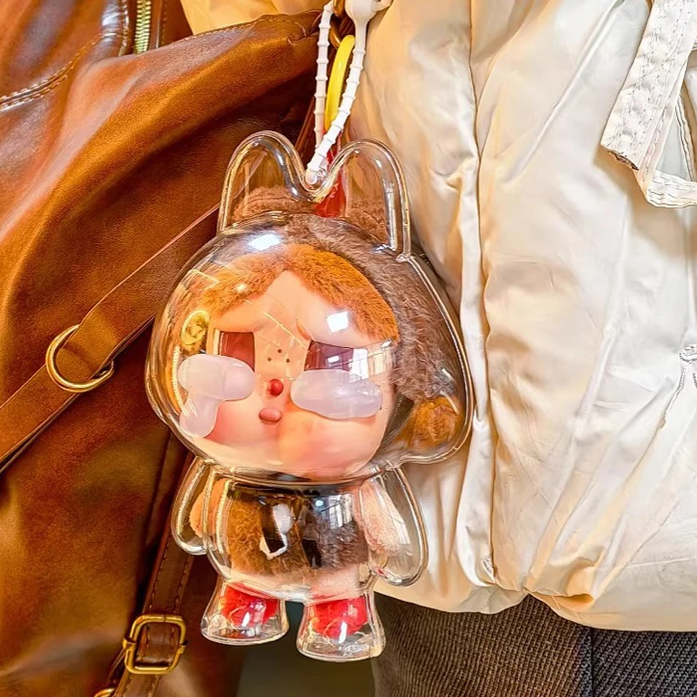 

Пылезащитный чехол для серии Crybaby Crying Baby Protector Case Полностью прозрачный защитный чехол Прогулочная плюшевая сумка Аксессуар для куклы Без игрушек для кукол