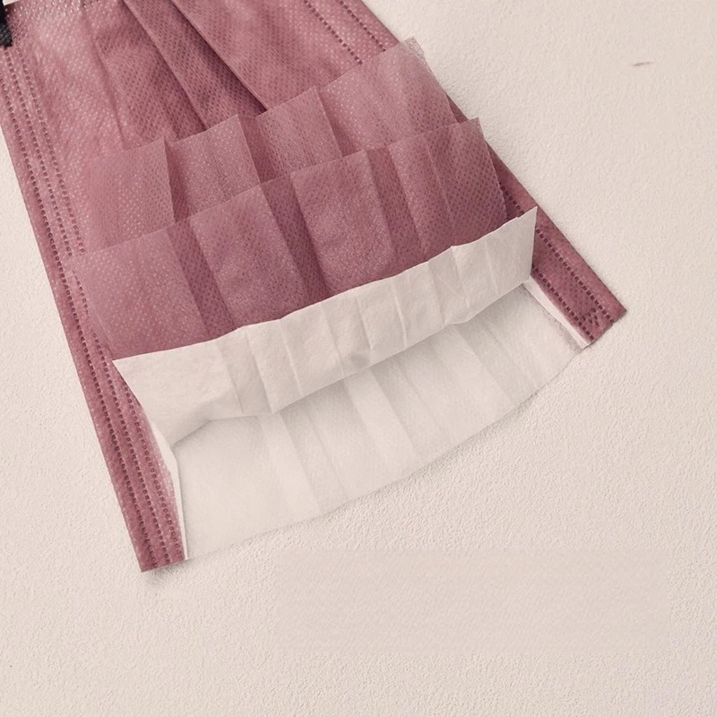 200 Buah Masker Wajah Sekali Pakai 4 Lapis Berwarna Aprikot Tebal - 200/100/50/10 Buah dengan Lingkaran Elastis dan Klip Hidung yang Dapat Disesuaikan, Cocok untuk Pesta, Perjalanan, Aktivitas Luar Ruangan, Pemakai Kasual, Penggemar Mode, Ideal