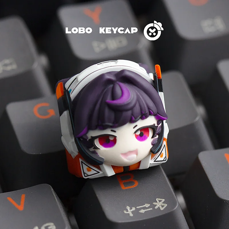 Overwatch Keycap Juno Game Character Personalized Resin Mechanical Keyboard Attachment Single Juno Anime Keycap Esc Otaku Gifts