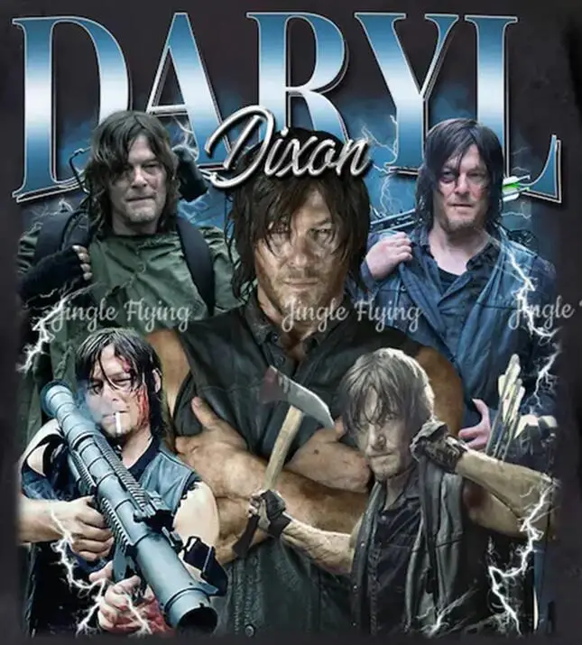 Daryl Dixon Norman Reedus Shirt Rick Grimes Unisex T-Shirt