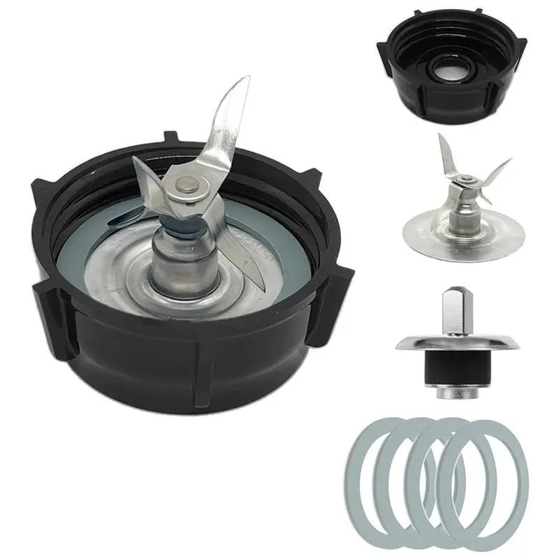 YCOC-Para Licuadora Oster, Cuchilla de Repuesto para Trituradora de Hielo con Tapa de Base de Vaso, Para Aspas de Licuadora Oster
