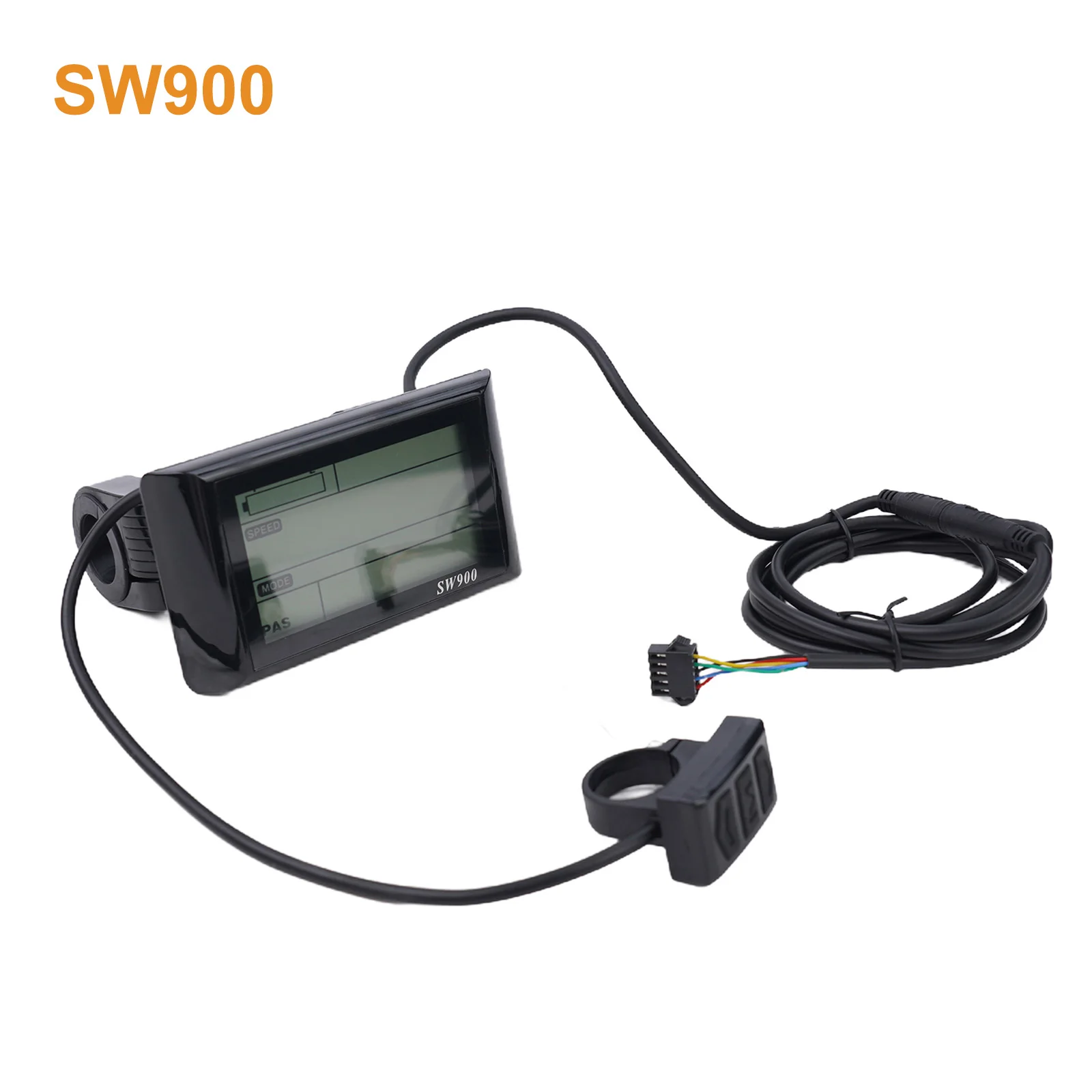 

Display Meter Display Screen Cycling Outdoor Sports ABS Black Easy To Use LCD Display Replacement Useful 110*62mm