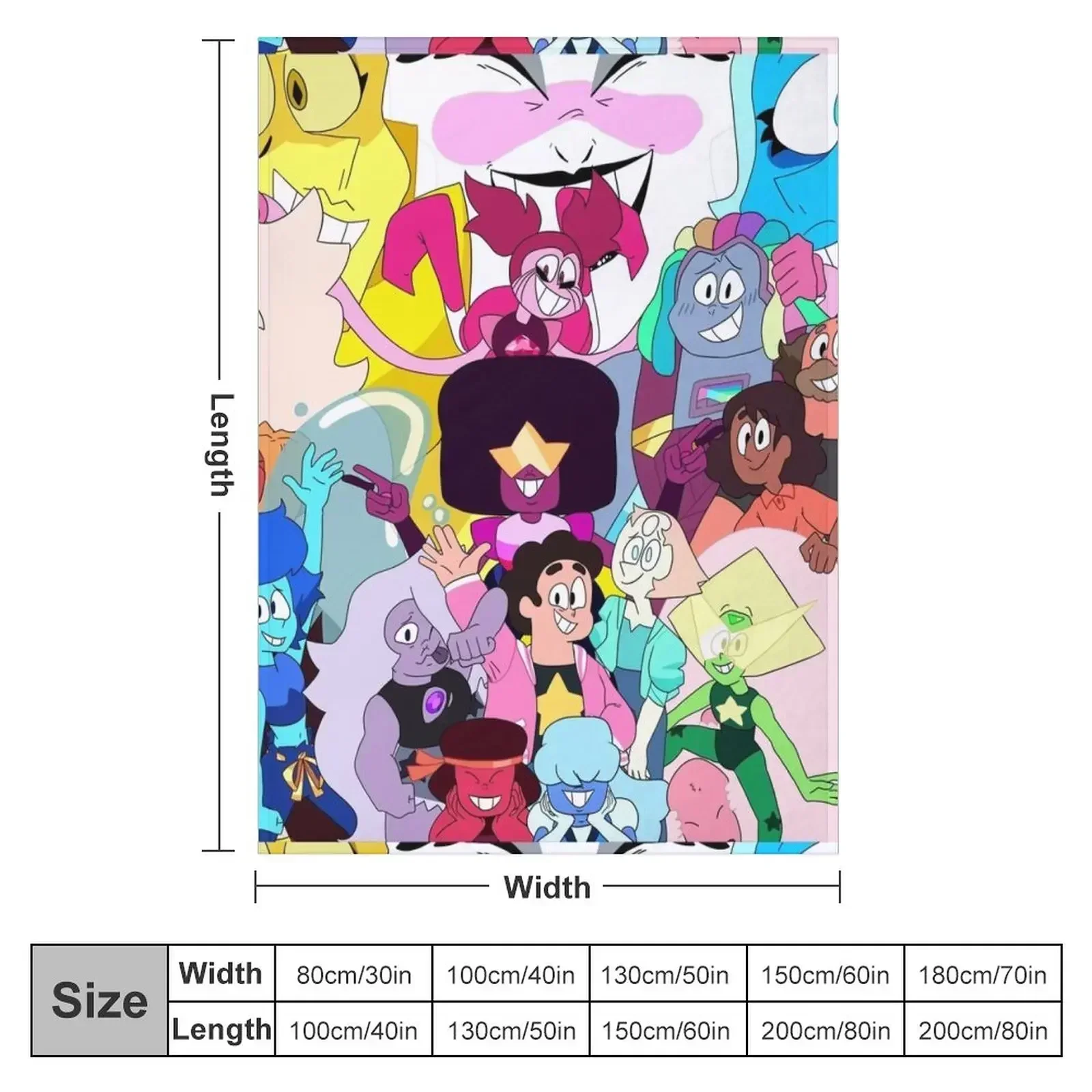 goodbye Steven Universe Throw Blanket couch cozy soft plush fuzzy picnic outdoor blanket