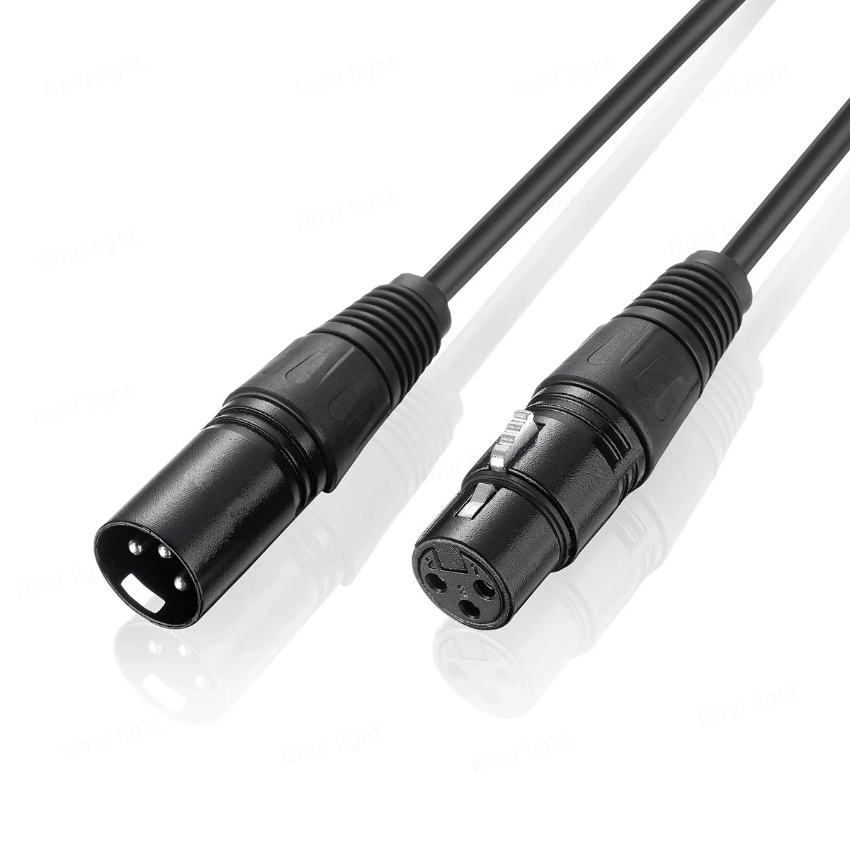 

10pcs/lot 1.0 Meter 3-pin DMX Signal Cable with Connector for Stage Light Par Can Console Signal Connection Accessories