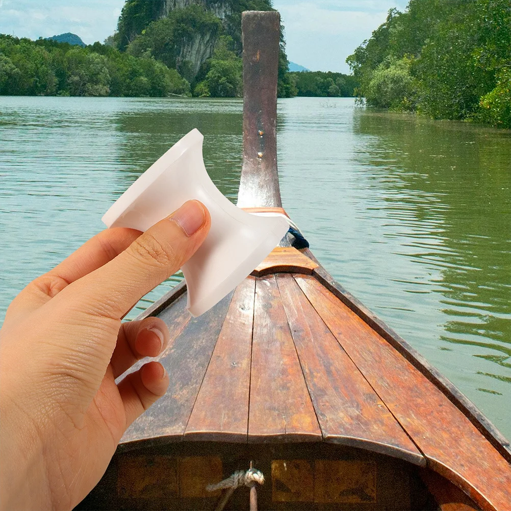 

2Pcs Trailer Replacement Roller Plastic Boat Rolling Wheel Wear Resistant Marine Environment Suitable Boat Trailer Accessories