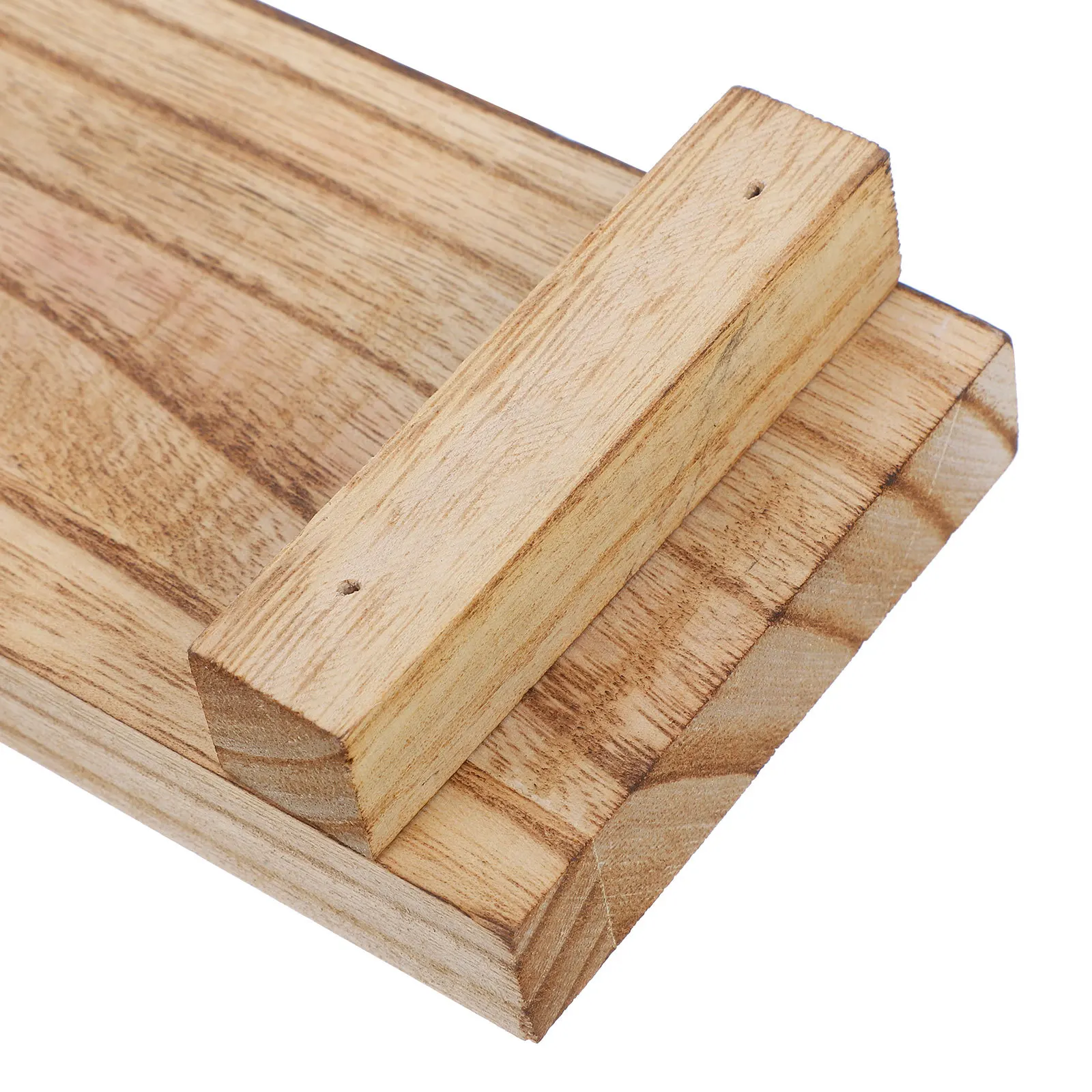 Organizador para mostrador de baño, soporte de Pedestal de madera, elevadores de madera para granja, dispensador de jabonera, bandeja para fregadero de cocina