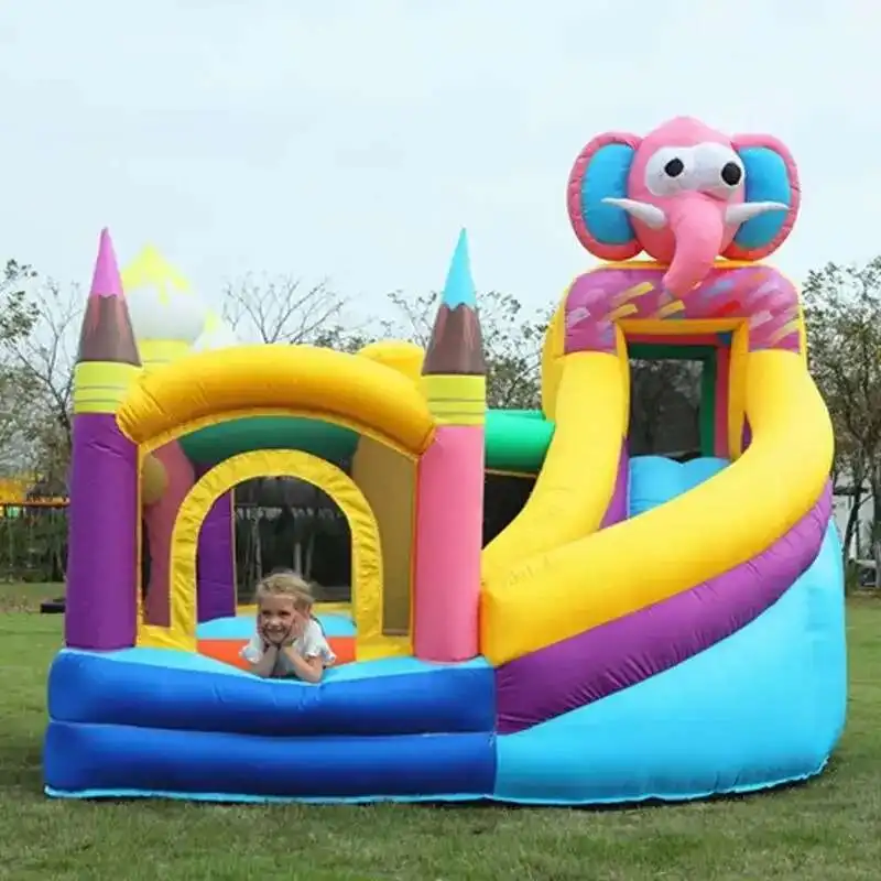 Happy Kids Toys Playground Jumping Slide Bouncer Combo Iatable Bouncy Castle Bounce House For Sale