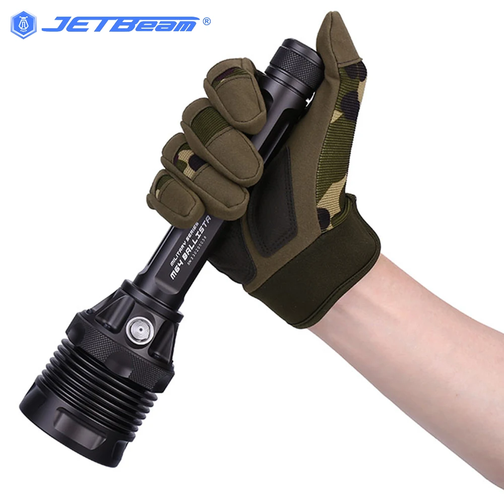 

Jetbeam SBT90 LED 6800LM 1200M Range Tactical Flashlight High Brightness Torch IPX8 Waterproof Lamp SOS Light