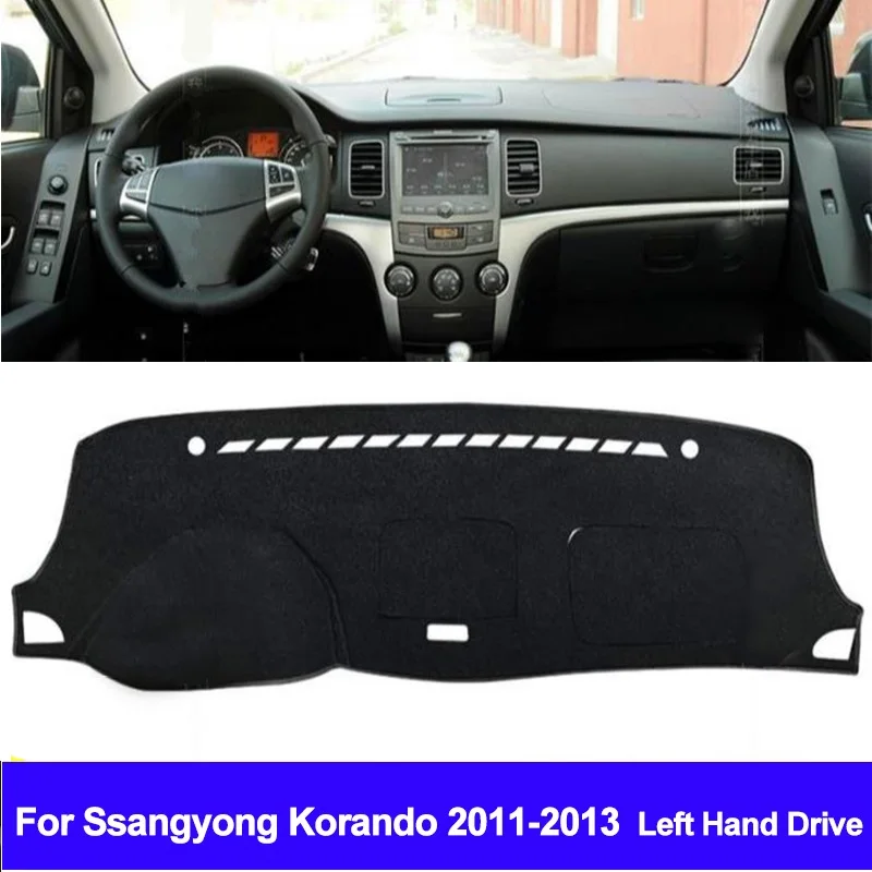 

Car Dashboard Cover Dashmat For Ssangyong Korando 2013 2012 2011 Auto Dash Mat Sun Shade Dash Board Cover Pad Carpet